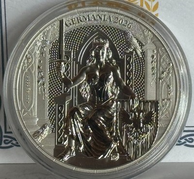 2026 Germania Mint Lady Germania 1 oz Silver Bullion Coin w/ COA
