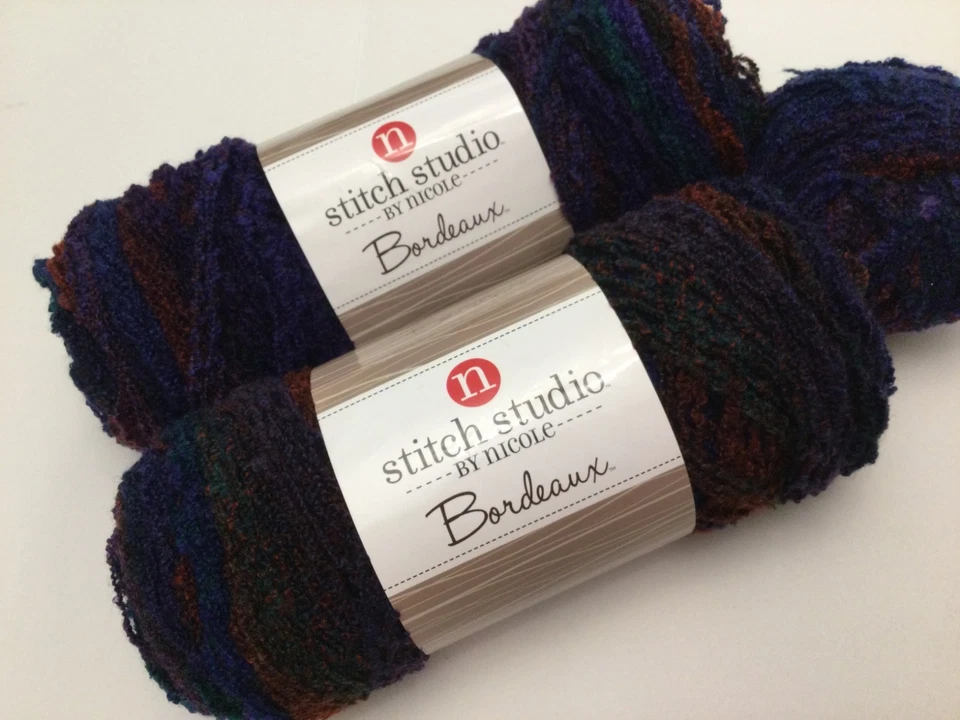 STITCH STUDIO BY NICOLE HILO BURDEOS - "PEZ ÁNGEL" - 2+ madejas - multicolor Foto 2 de 4