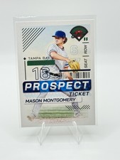 2024 Panini Baseball Prospect Edition Mason Montgomery Ticket #29 Tampa Bay Rays