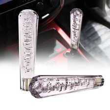 Vip 200mm Transparent Black Diamond Crystal Bubble Manual Gear Shift Knob