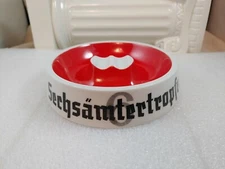 Sechsamtertropfen German Bavarian Liqueur Ashtray Advertising Collectible Rieber