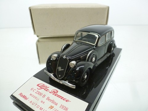 RAMEI ALFA 6C 2300B BERLINA 1938 LIM.ED-RARE HANDBUILT- 1:43 - GOOD IN SHOWCASE - Picture 4 of 12