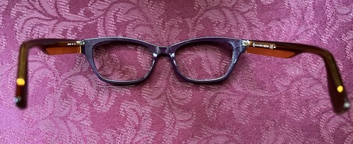 Alexander McQueen Women’s Eyeglasses Frames MCQ 0012 01W 140 Deep Purple - Picture 4 of 4