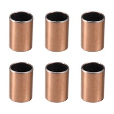 Sleeve (Plain) Bearings 12mm Bore 14mm OD 20mm L Wrapped Oilless Bushings 6Pcs