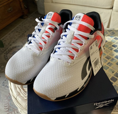 Reebok Nano X3 White Lace Up Lifestyle Sneakers Shoes Men’s 7.5 - Women 9 - 第 5/7 張圖片
