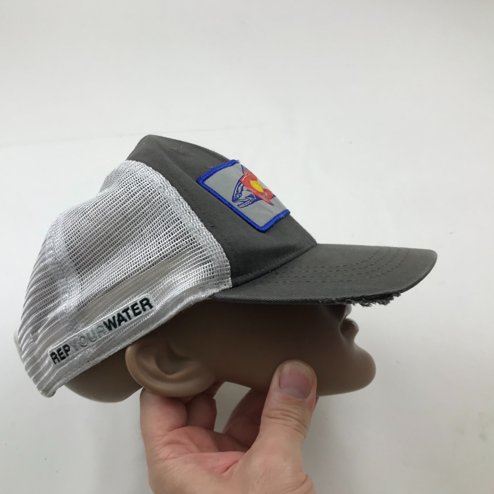 RepYourWater Hat Cap Strapback Gray Adjustable Ad… - image 2