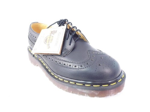 DR MARTENS 3989 AZTEC WINGTIP BLACK 