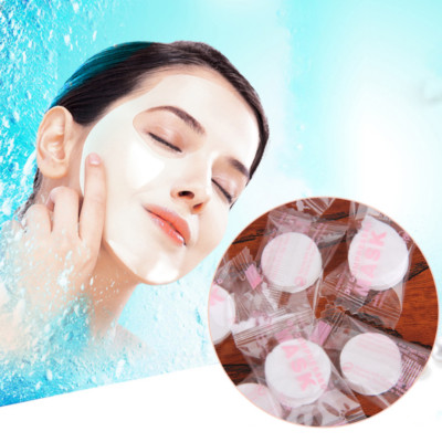 20x komprimierte natürliche weiße Gesichtsreinigung Gesichtsmasken Peeling Schönheit Hautpflege UK