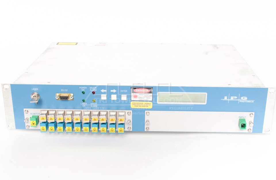 EAR-100X10-C1-CWDM, IPG PHOTONICS EAR SERIES 2RU Rack mount EDFA fiber ...