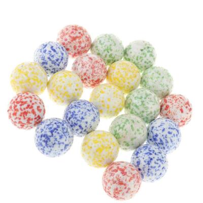 20 Stück 25 mm gesprenkelte Glasmurmeln, Kinder traditionelles Ballspiel Spielzeug Vase &