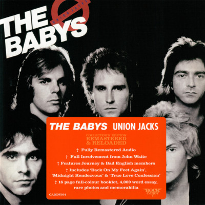 The Babys ~ Union Jacks (1980) CD 2009 Rock Candy Records UK    NEW   