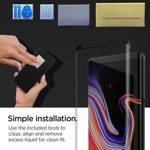 For Samsung Galaxy Note 9 Heavy Duty Case Cover Tempered Glass Screen Protector - Picture 2 of 54