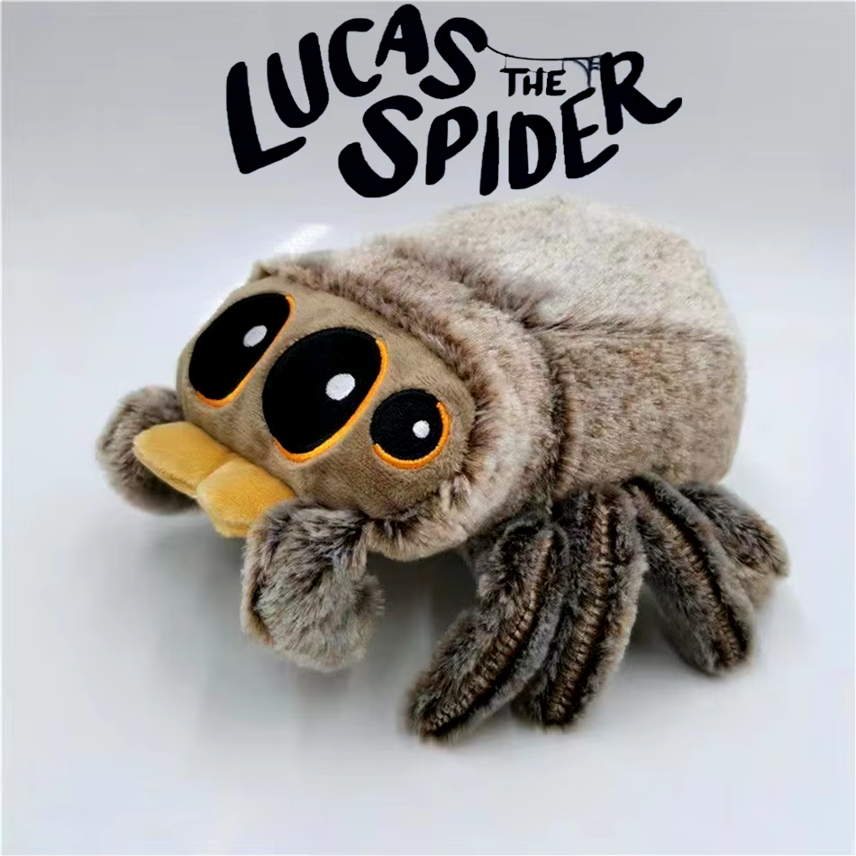 e Lucas Superlive Adventures ぬいぐるみ Lucas the Spider Plush Toy 6-8 Inch Soft Stuffed Doll Figure