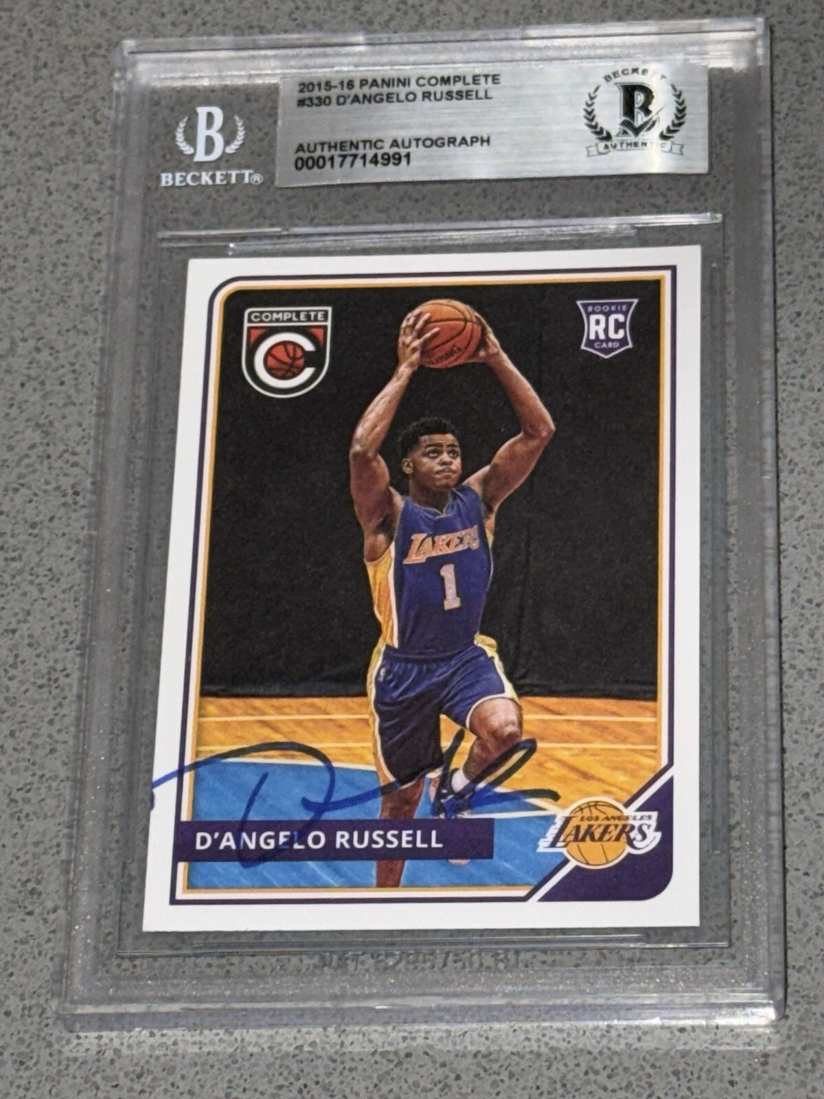 Dangelo Russell trading card