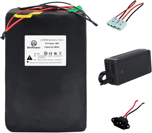 Lithium Lifepo4 48V Ebike Battery 16Ah/20Ah/25Ah/30Ah/45A/50A with Charger BMS