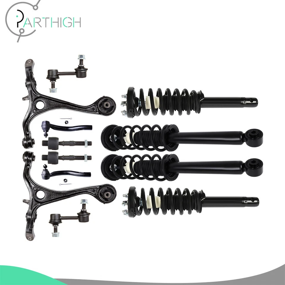 For 2004-2008 Acura TSX Front Rear Shocks Struts Control Arms Sway Bars KITT - Imagem 2 de 4