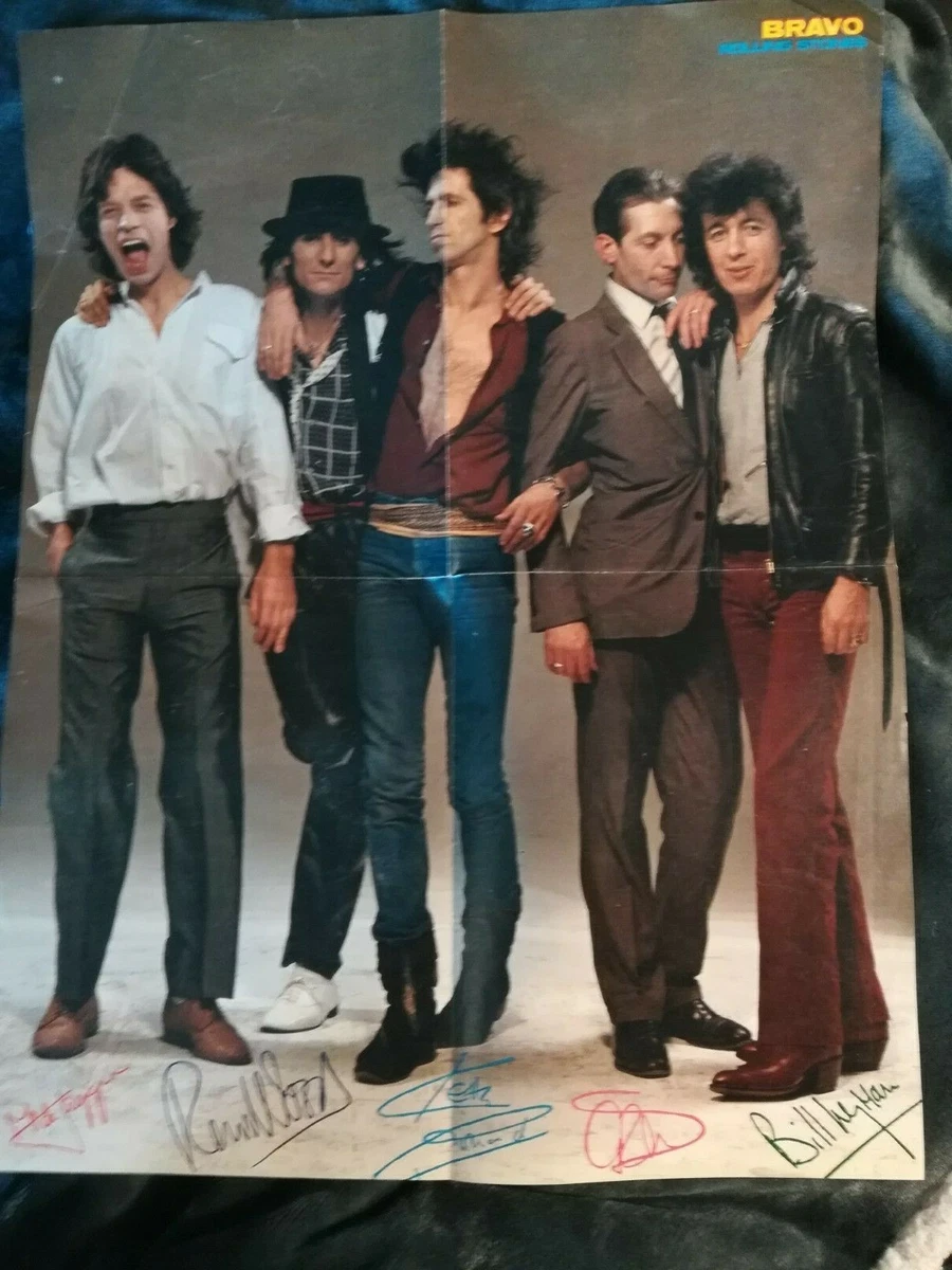 ♫ ROLLING STONES  XL Bravo Poster 80ziger + DFB Nationalmannschaft  ULTRA SELTEN