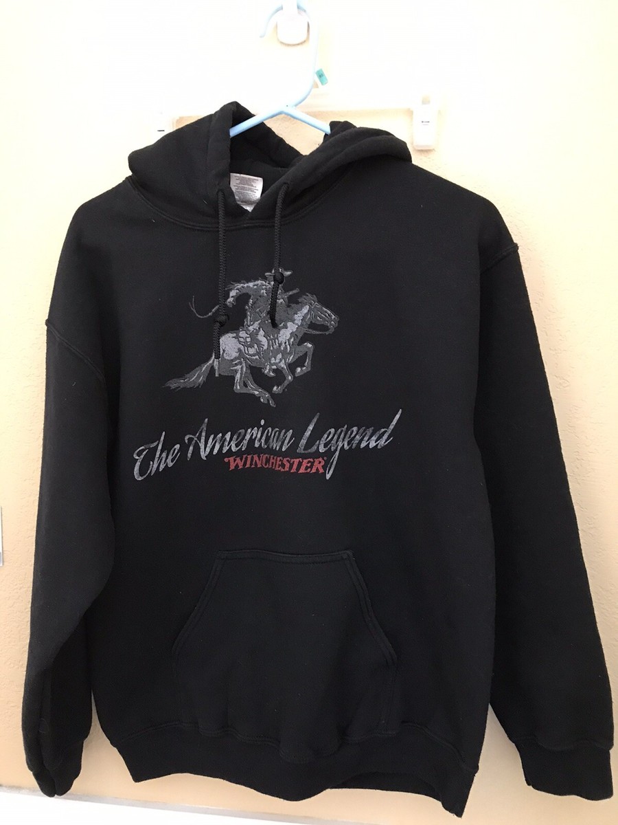 Winchester The American Legend Hoodie Pullover Black Hooded