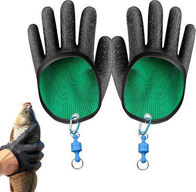 Landehandschuh Hecht, Wels Angeln, Wasserdicht Angel Handschuhe Mit Magnetversch
