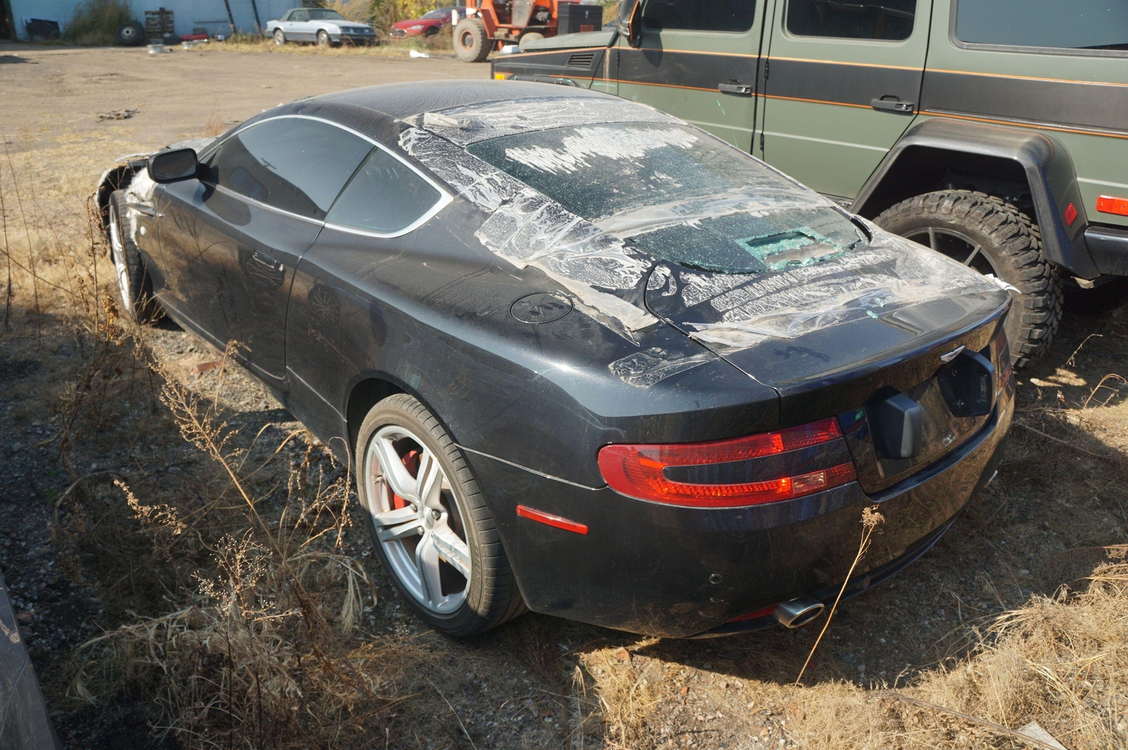 Rear Left Quarter Panel Structural Metal Body Cut Aston Martin Db9 2004-12