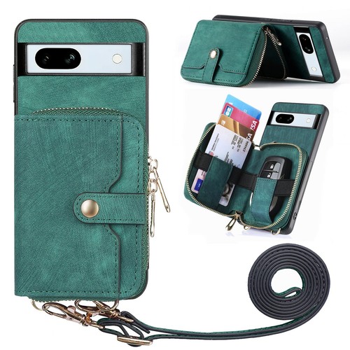 Crossbody Wallet Leather Cover Card Holder Case For Google Pixel 9 Pro XL 8A 7 6 - Picture 15 of 24