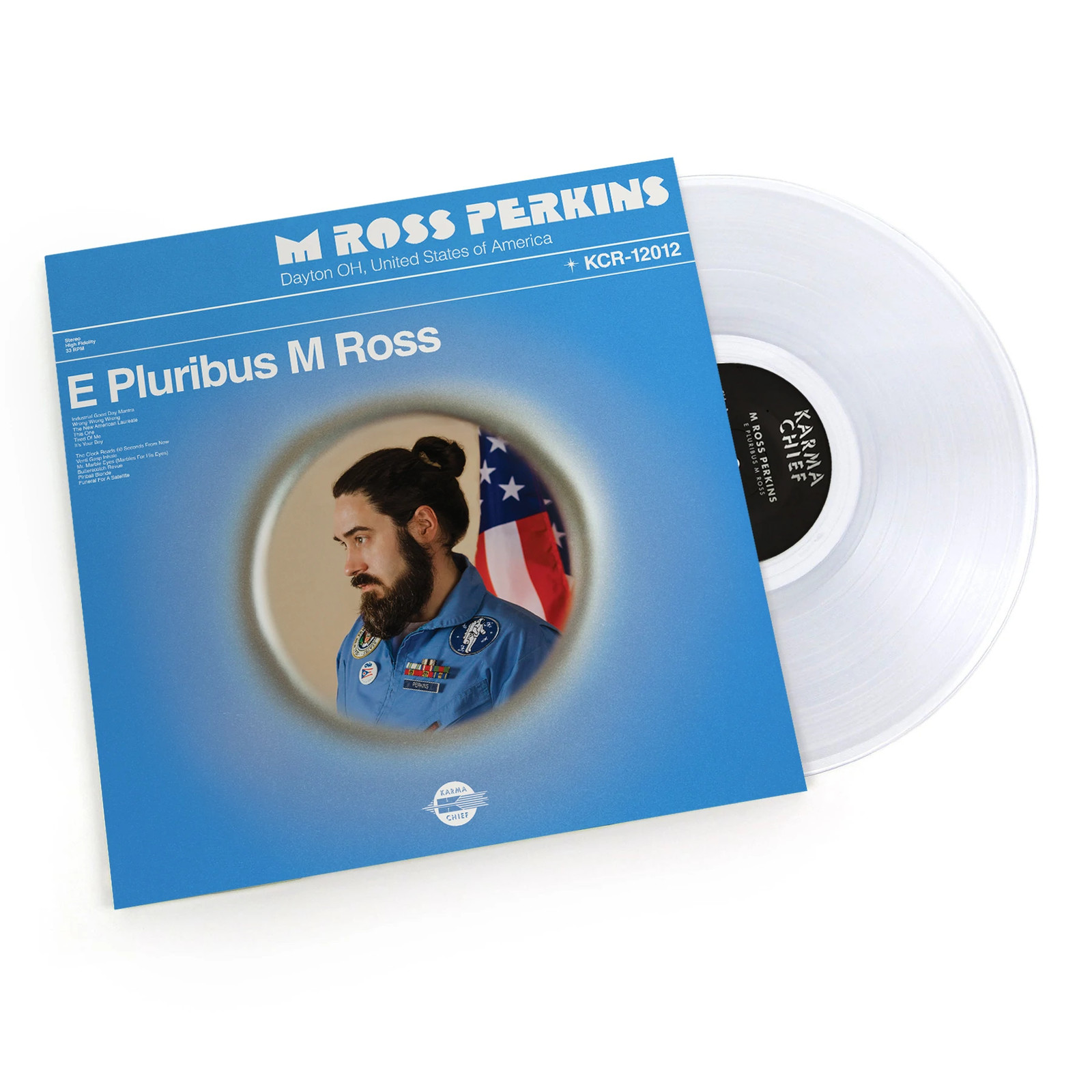 M Ross Perkins - E Pluribus M Ross [Эксклюзивный прозрачный винил] НОВЫЙ, запечатанный