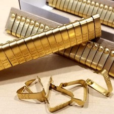 Pinnon Hatch Farms Numbered Brass Jiffy Wing Bands Chicken ID Tags