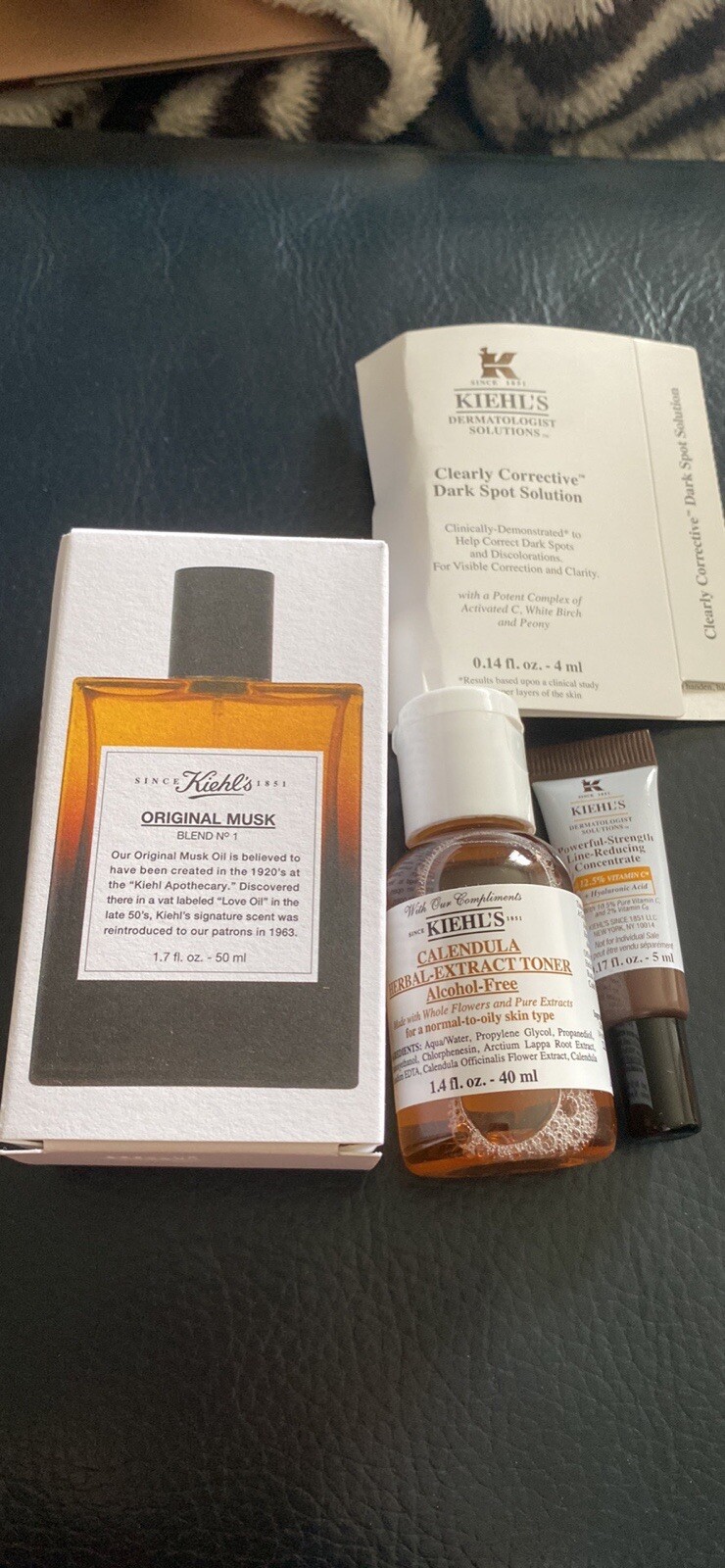 KIEHL'S ORIGINAL MUSK BLEND No.1 Spray EDT UNISEX 50 ml New in Box ...