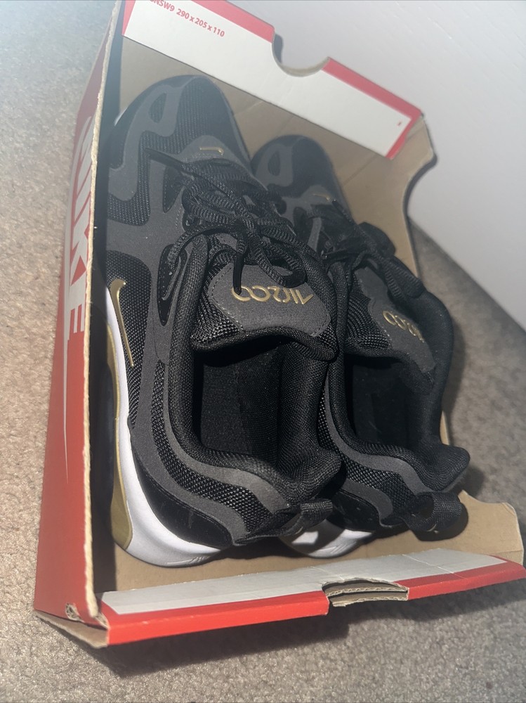 Nike Air Max 200 Black/metallic Gold- Anthracite