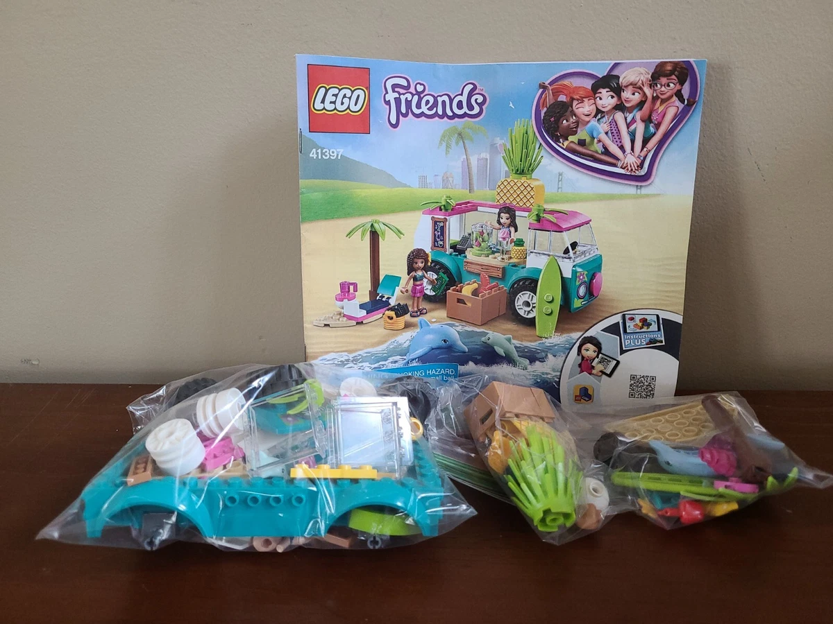 LEGO Friends Juice Truck 41397 complete with Manual Minifigures