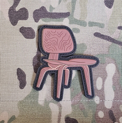 House Party Distro HPD - Wood Chair - PVC Patch - Not SUPDEF WRMFZY