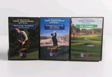 3 PGA Tour Game Improvement DVD LOT Fundamentals, The Course, Short Game