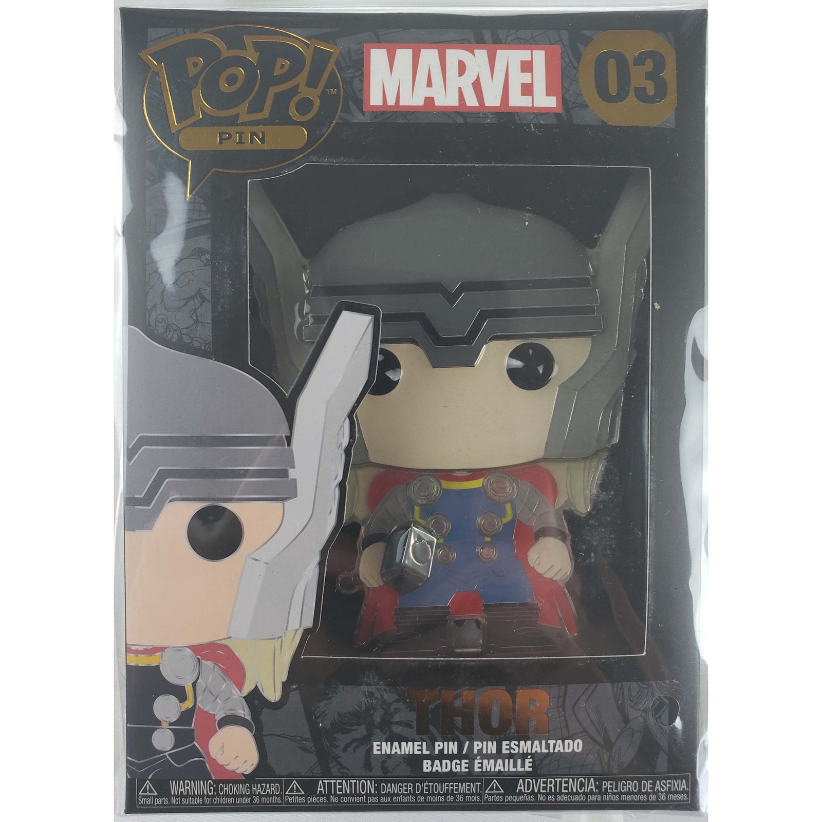 Funko Pop! Pin: Marvel - Thor Premium Enamel Pin