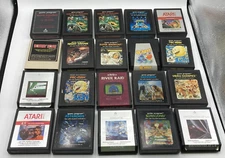 Lot 40 Vintage Atari 2600 Coleco Imagic Data Age Game Cartridges Working