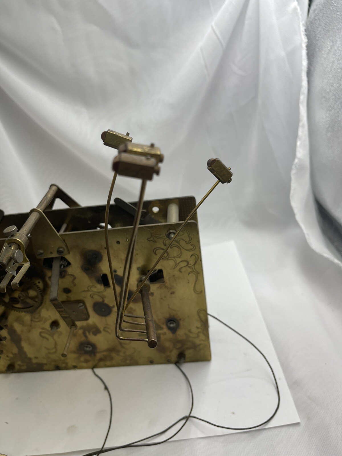 Used Grandfather Clock Movement Ridgeway Hermle for parts 1161853BS 114cm eBay