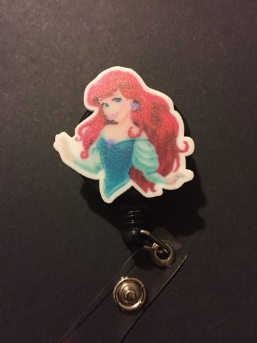 Disney Little Mermaid Retractable Badge Reel Holder - Picture 2 of 3
