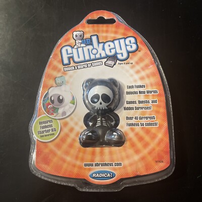 FUNKEYS SKELETON UNLOCK A WORLD OF GAMES NEW SEALED M1624 | eBay