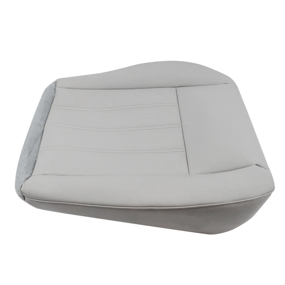 New Driver Bottom Leather Seat Cover Gray For 2005-2010 Chrysler 300C Limited - Image 3 of 4