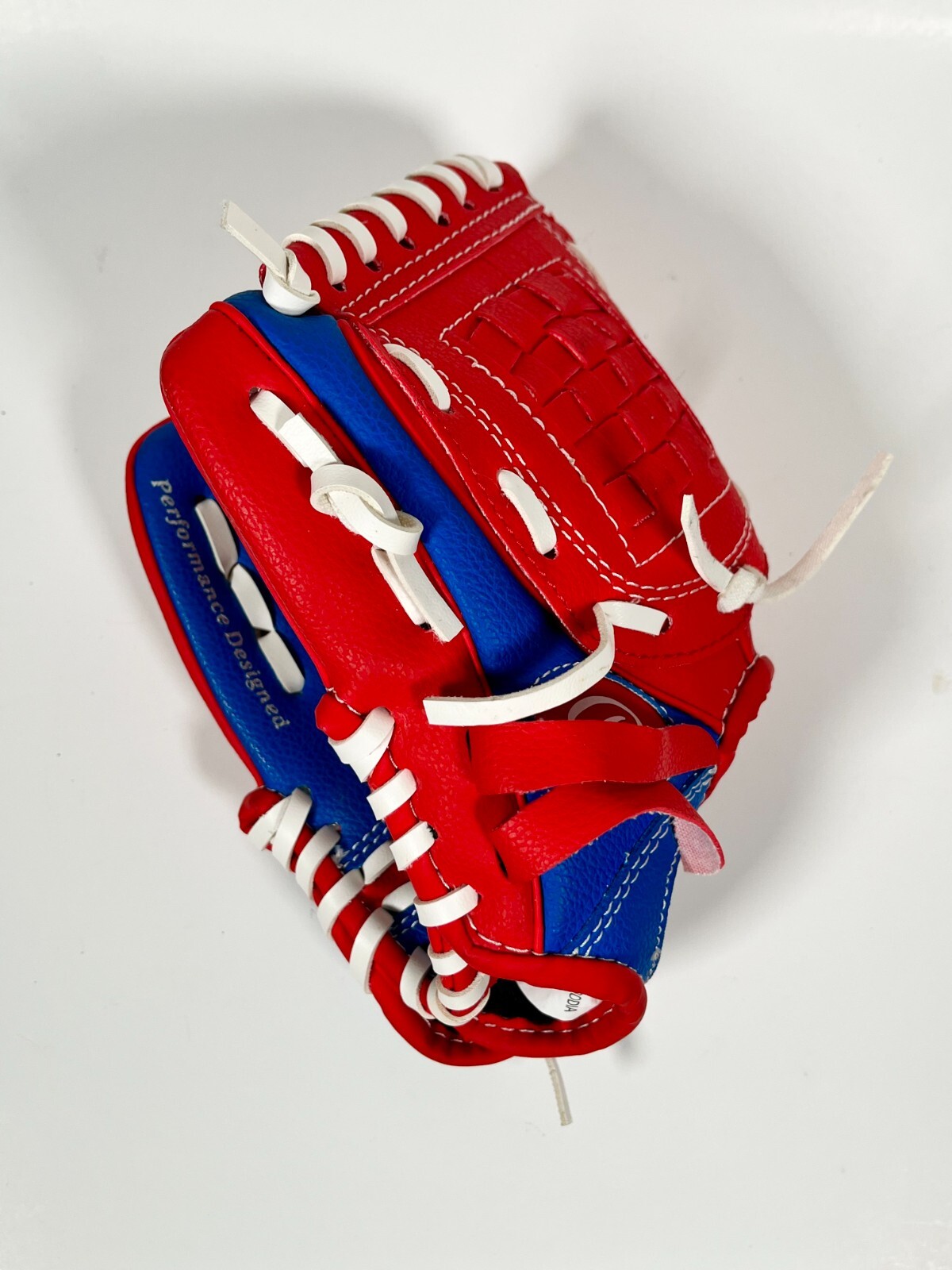Rawlings 9" RHT Baseball Glove TBall Youth Players Series PL91SR Red Blue for sale online eBay