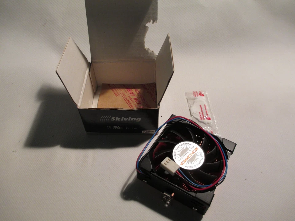 Dissipatore CPU  Rame Puro Socket 370 -SkiVing - Pentium III/Celeron - NUOVO - Immagine 3 di 4