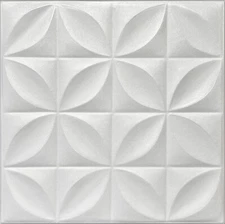 Ceiling Tiles Glue Up Styrofoam 20x20 R3 White Pack of 96 pcs 253 sq ft