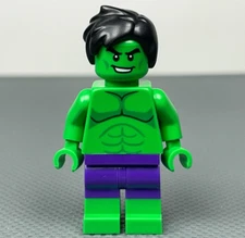 Hulk - Smile Grin 10782 LEGO Marvel Super Heroes MiniFigure Dark Purple Pants