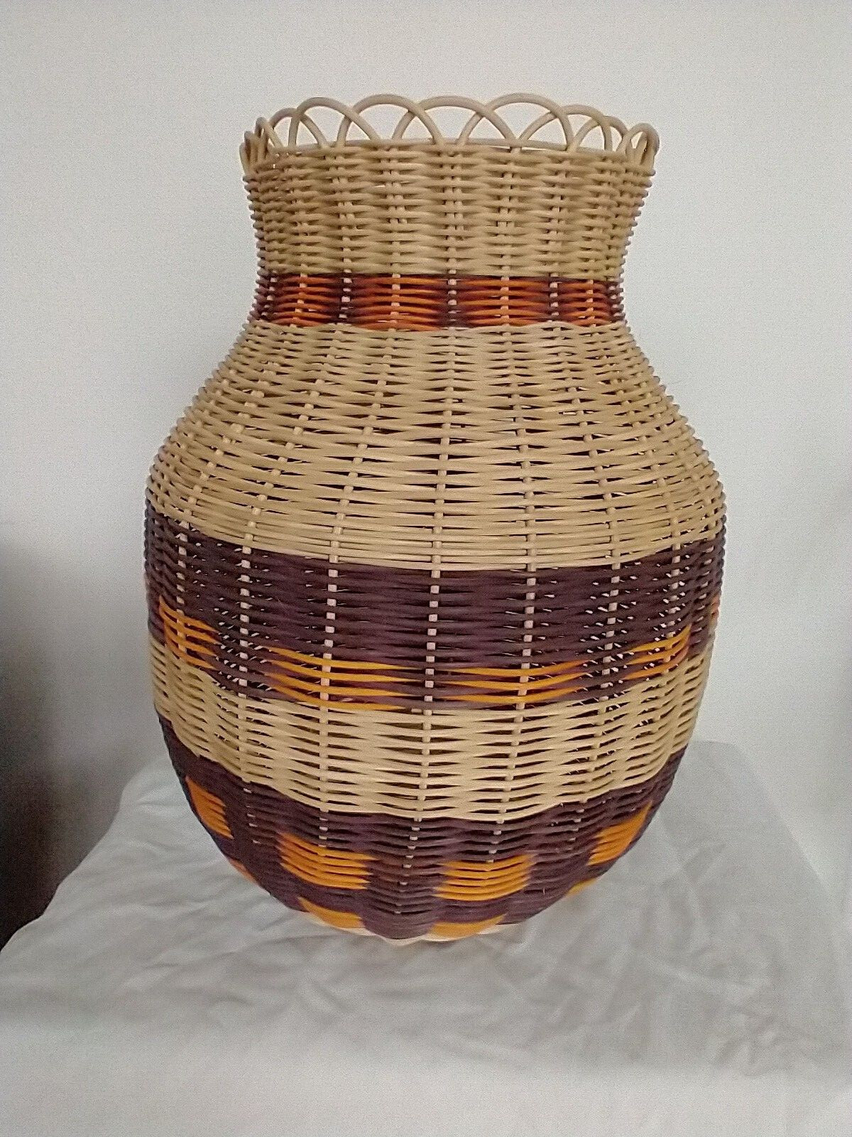 Vintage Cherokee made Honeysuckle basket eBay