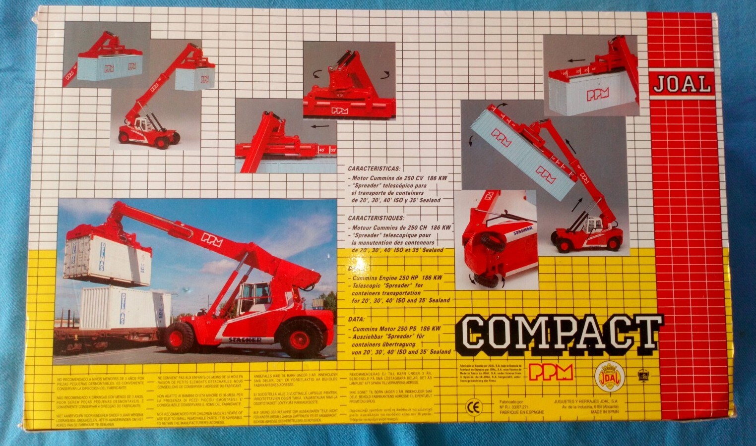 JOAL COMPACT 1/50 Super Stacker PPM Ref 169 MIB modèle réduit industriel