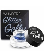 2 Wunder2 Glitter Gelly Makeup, in Aquamarine Halloween Blue Christmas