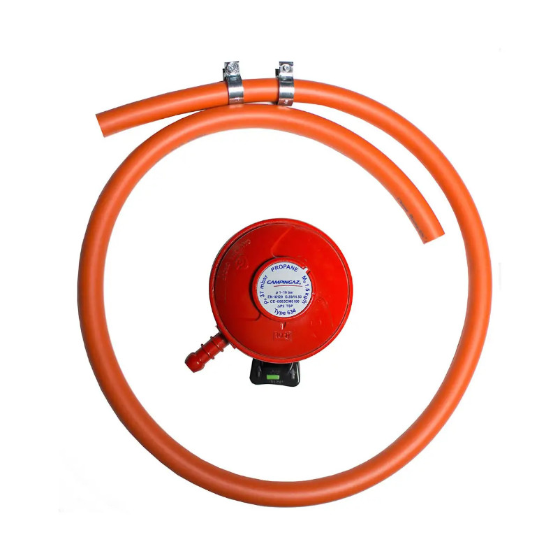 CAMPINGAZ PROPANE 37MBAR REGULATOR & HOSE KIT - 72162k - BBQ CARAVAN MOTORHOME