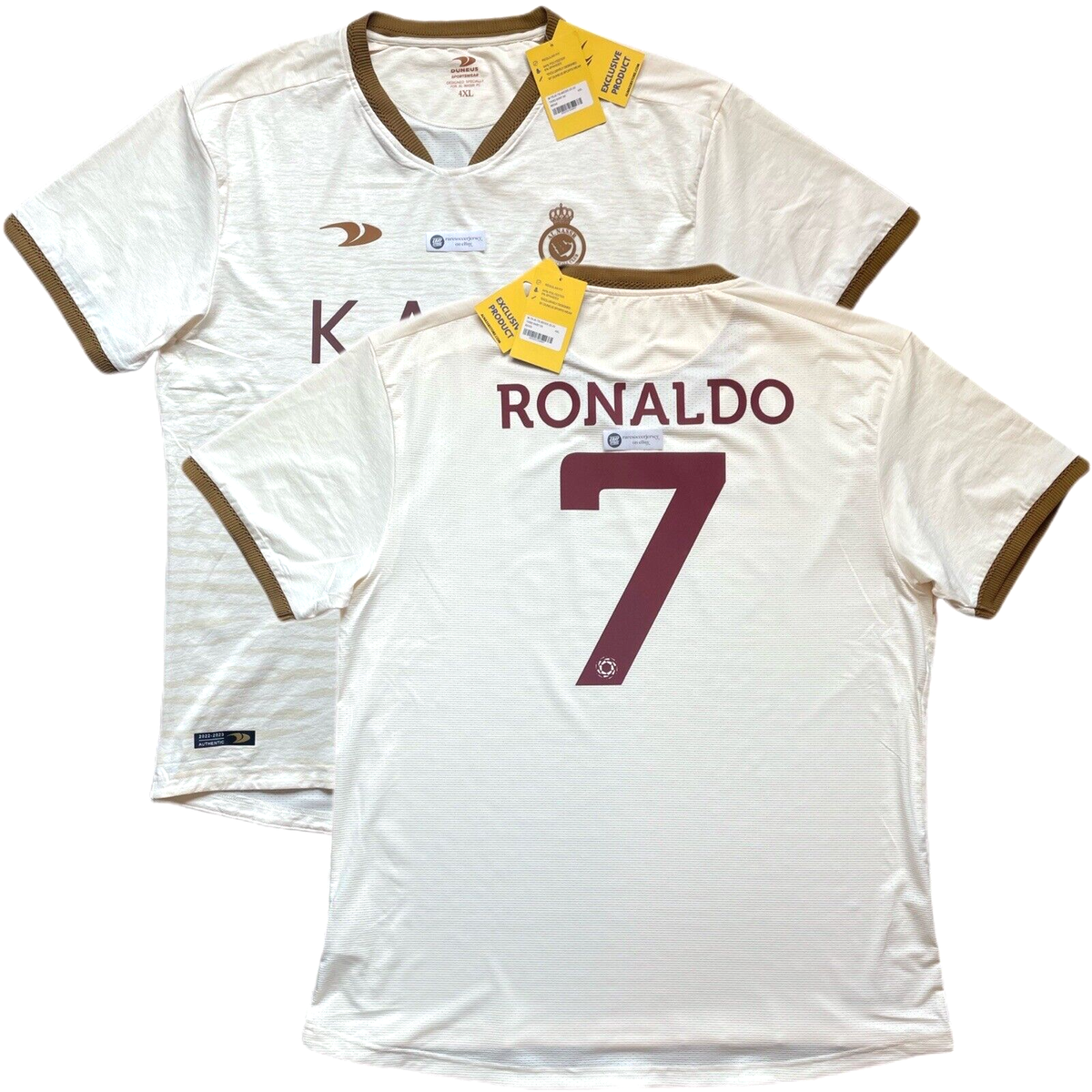 2022/23 Al Nassr Authentic Third Jersey #7 Ronaldo 4XL Player