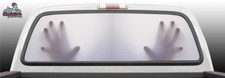 Glass Hands Reflection Frosted Rear Window Graphic Decal SUV Truck Car Perf