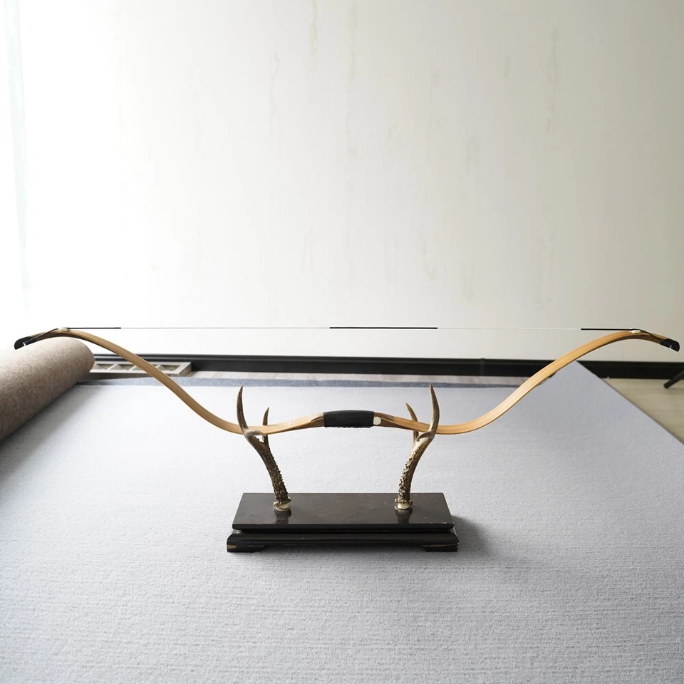 US 54'' AF Archery Tatar Bow 20-45lbs AF Archery Handmade Horseback Bow Recurve - Image 2 of 4