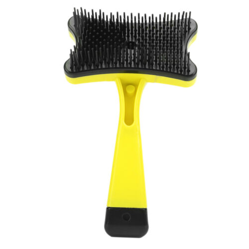 Pet Dog Cat Hair Remover Comb Grooming Massage Deshedding Self Cleaning Brush - Picture 9 of 24